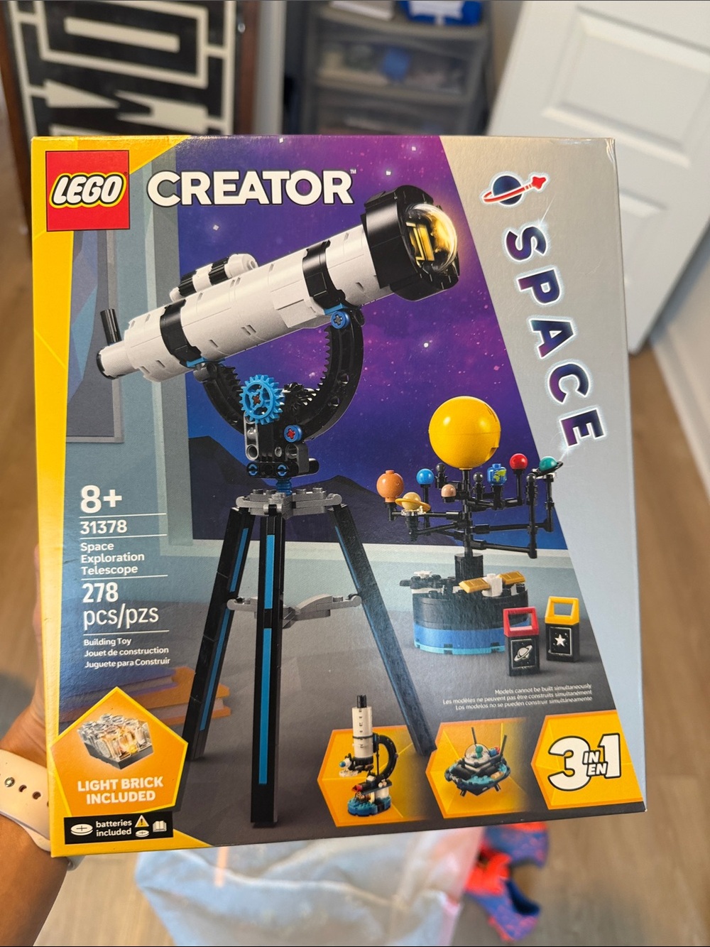 LEGO Creator Space Exploration Telescope - White, Black & Yellow Accents